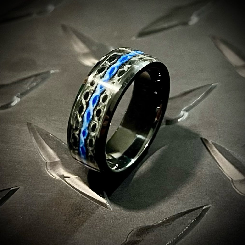 Thin Red Line - Fire Hose Ring