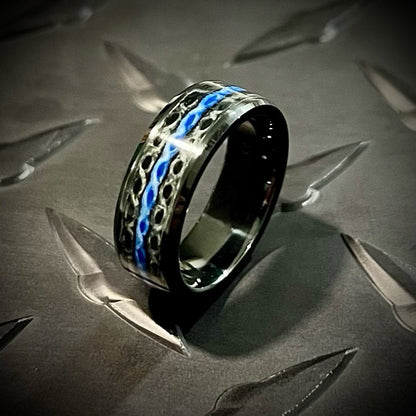 Thin Red Line - Fire Hose Ring