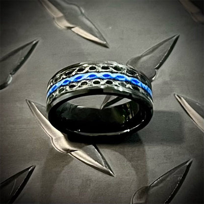 Thin Red Line - Fire Hose Ring