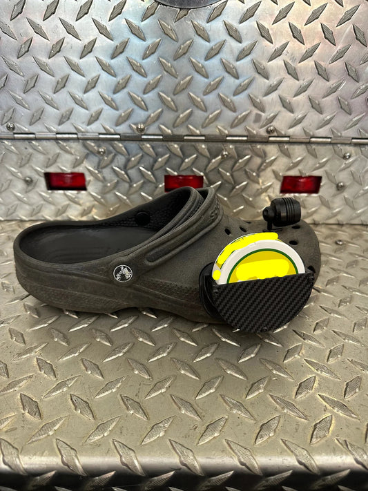 ZYN® compatible holster attachment for Crocs® brand shoes