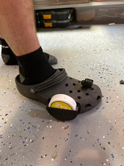 ZYN® compatible holster attachment for Crocs® brand shoes
