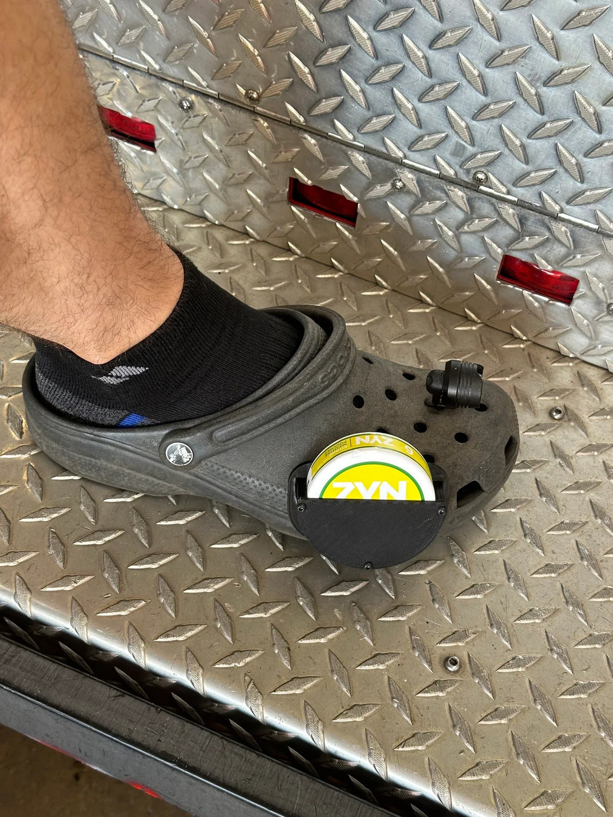 ZYN® compatible holster attachment for Crocs® brand shoes