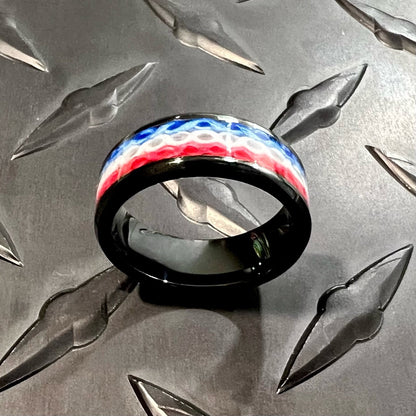Thin Red Line - Fire Hose Ring