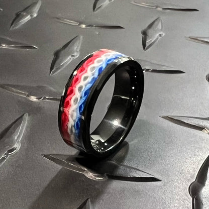 Thin Red Line - Fire Hose Ring